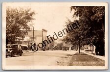 Real Photo SOCONY Gas Station Pumps Main St. Richville NY New York RP RPPC J452 picture
