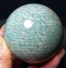 TOP 370G Natural amazonite crystal ball healing Tianhe stone reiki healing WD783 picture