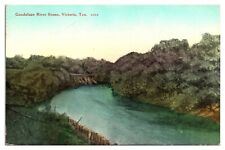 Antique Guadalupe River Scene, Victoria, TX Postcard picture