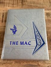1963 McGraw Central High School Yearbook VINTAGE McGraw New York picture