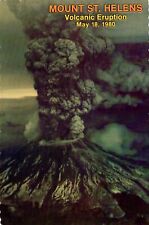 1980 Mount St. Helens Eruption Washington Postcard picture