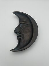 Vintage Half Moon Cast Iron Trinket Dish picture