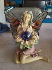 Enchanted Wings Fairy Sitting with Gazing Ball 3413 picture