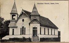 Ames Iowa Christian Church Vintage Photo Postcard c1900 picture