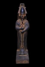 UNIQUE ANTIQUE ANCIENT EGYPTIAN Statue Heavy Stone Large God Osiris Handmade picture