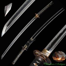 Japanese Katana Honsanmai Blade w Clay Tempered Samurai Sword Battle Ready #2471 picture