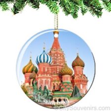 St. Basil's Cathedral Porcelain Christmas Ornament picture
