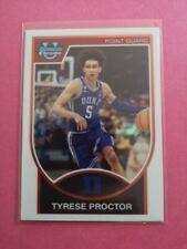 Tyrese Proctor Duke Bowman University Topps Chrome 2023-24 Basketball Card #07b-30 picture