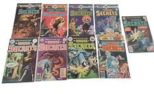 Lot Of 9 The House of Secrets  .15 / .30 cent DC Super Stars Broze Age picture