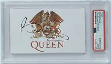 Brian May SIGNED QUEEN Logo Guitar Player PSA DNA COA Certified Autograph Card picture