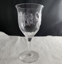 Antique Fostoria Florid Footed Cocktail Glasses 5