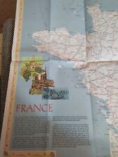 France Belelux Belgium Netherlands Luxembourg Street Map Fold-out 1980 AAA picture