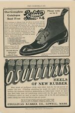 1904 Vintage Shoe Ads - O'Sullivan Rubber Heels + Ralston Health Shoemakers picture