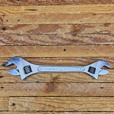 Vintage Diamond Calk Horseshoe 8  & 10 Inch Double Ended Adjustable Wrench picture