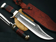 New Look of Custom Handmade Hunting Bowie knife with Leather Sheath picture