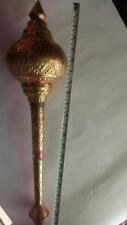 Beautiful Attractive Brass Lord Hanuman Gada Hanuman Weapon Good Quality 21 Inch picture