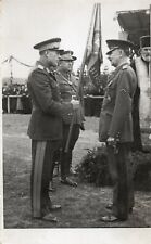 ROMANIA MILITARY PHOTO SANCTIFICATION OF THE BATTLE FLAG GENERAL DONA 1937 PHOTO picture