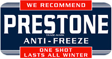 Prestone Anti-Freeze Oil Gas sticker Vinyl Decal |10 Sizes with TRACKING picture