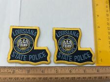 Louisiana State Police collectors Hat patch set 2 pieces all new picture