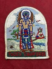 1960s Tuocs Camporee Patch Boy Scout BSA Warrior Chief Vintage Unsewn picture