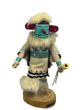 vtg 93 by Ryer morning kachina wolf clown dancer doll 12'' picture