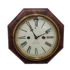 Antique Vintage E..N. Welch Thirty Hour Marines Octagon Wall Clock picture