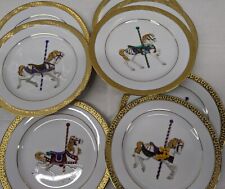 Gold Buffet Royal Gallery Carousel Horse Collector Plate 9