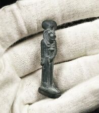 Very small Sekhmet Wearing the Sun Disk and holding the stick picture