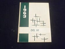 1963 THE DEL-HI DELTA HIGH SCHOOL YEARBOOK - DELTA, OHIO - YB 2760 picture