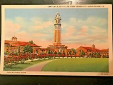 Vintage Postcard 1936 Campanile Louisiana State University Baton Rouge LA picture