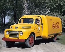 1950s Colorful COCA-COLA Delivery Truck PHOTO  (177-n) picture