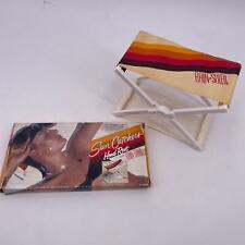 Vintage 1987 Sun Catchers Head Rest Bain de Soleil Zippered Storage Pocket NOS picture