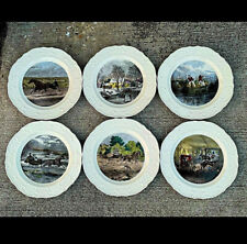 Antique 6pc Set “Currier & Ives” Limited Edition Collector’s Plates “AMERICANA” picture