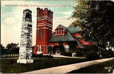 1910. STATE COLLEGE, PA. PA BLDG. STONES & ARMORY. POSTCARD DD9 picture