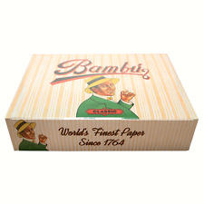 Bambu Classic Cigarette Rolling Papers Booklets - Box of 100 picture