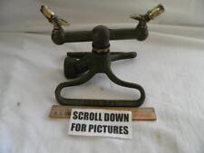 MARCH ACE CAST IRON AND BRASS SPRINKLER WITH ORIGINAL GREEN FINISH picture