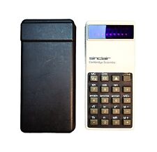 Vintage Sinclair Cambridge Scientific Programmable Calculator w/ Case picture