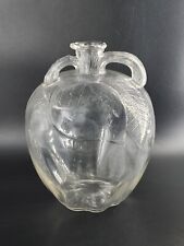 Vintage White House Vinegar Apple Shaped Gallon Glass Jug or Bottle, 10