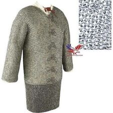 Round riveted Aluminum chainmail Shirt 9 mm full Sleeve chainmail shirt picture
