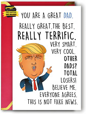 Crazy Donald Trump Fathers Day Cards Gifts for Dad, Trump Fathers Day Card from  picture