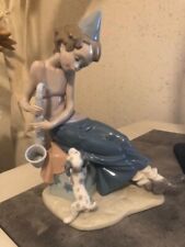 Lladro Boy/Clown with Saxophone and Dog picture