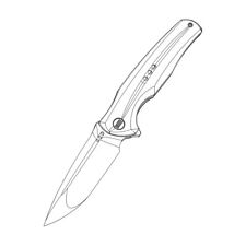 WE Knives 601X WE01J-2 Titanium CPM 20CV Stainless 1/150 Limited Pocket Knife picture