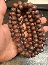 Old Antique Bodhi Seed Mala Phoenix eye Brayers Beads 13mm*108 picture