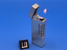 1980 Dunhill Silver Filled Wave Pattern Rollagas Lighter, #261 picture