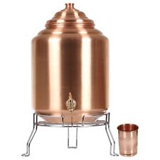 16L Copper Water Dispenser - Premium Handcrafted Jug for Natural Cooling picture