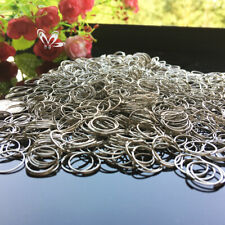 1000PC 12MM SILVER RING CHANDELIER PARTS CHAIN HANGING CRYSTAL CONNECTOR Pendant picture