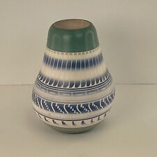 Navajo pottery by V. King Native American clay vessel painted pottery picture