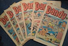 Lot of 6 The DANDY comic vintage 1978 UK/Ireland 1890 1895 1897 1898 1899 1900 picture