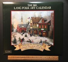 The 2005 Lang Folk Art Wall Calendar - 14 X 12” Linda Nelson Stocks picture