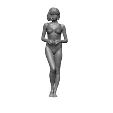 139mm Total Height Resin Beauty Girl Unpainted QL-model picture